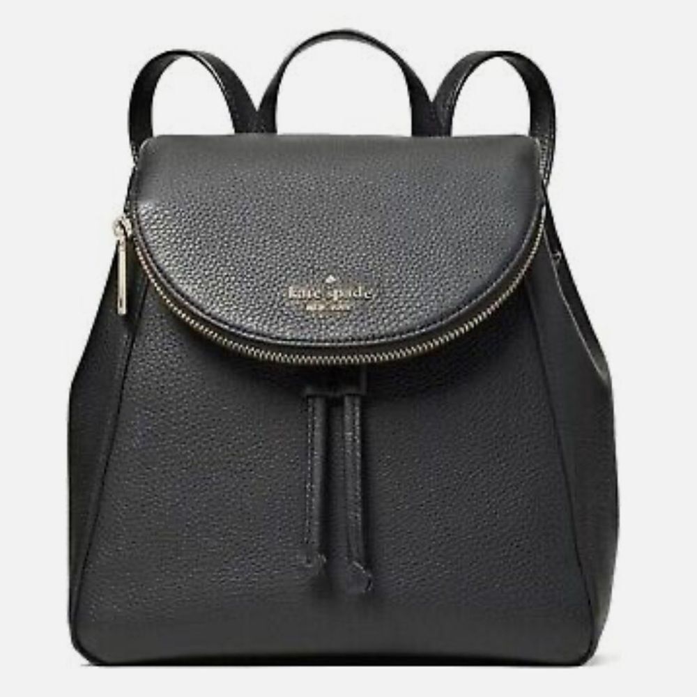 Kate Spade Leila Medium Flap Leather Backpack